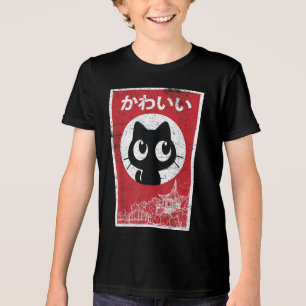 T-shirt En Tri-matière Cat Ramen Japonais drôle Graphisme Kawaii Anime Ca