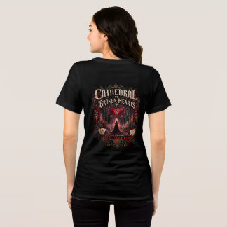 T-SHIRT EN TRI-MATIÈRE CATHÉDRALE DES CŒURS BRISÉS