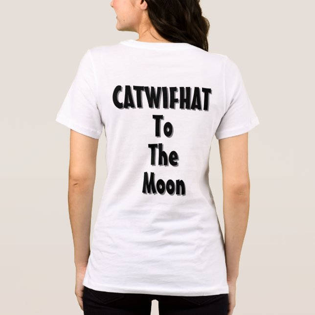 T-shirt En Tri-matière Catwifhat - pièce de mème de chat (Verso)