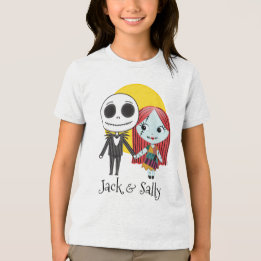 T-shirt En Tri-matière Cauchemar avant Noël | Jack & Sally Emoji 2
