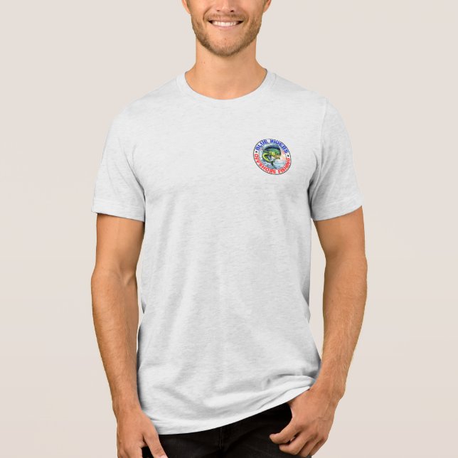 T-shirt En Tri-matière Cavalier Bleu (Recto)