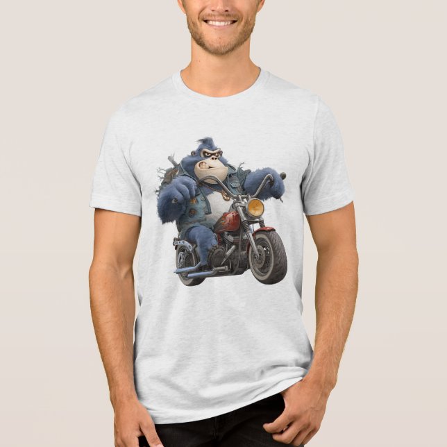 T-shirt En Tri-matière Cavalier gorille (Recto)