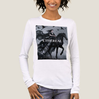 T-shirt En Tri-matière Cavalier Sombre Éthéré Fantastique Manches Longues