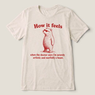 T-shirt En Tri-matière Ce que ça fait de façon sévèrement artistique morb