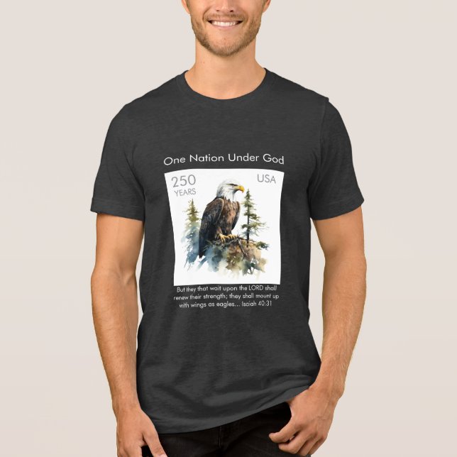 T-shirt En Tri-matière Celebrate America 250 #75 (Recto)