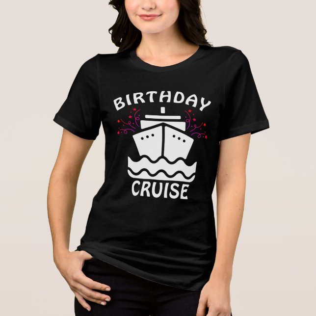 T-shirt En Tri-matière Célébration d'anniversaire de croisière (Recto)