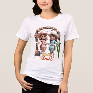 T-shirt En Tri-matière Célébration de mariage de cowgirl – Esthétique occ