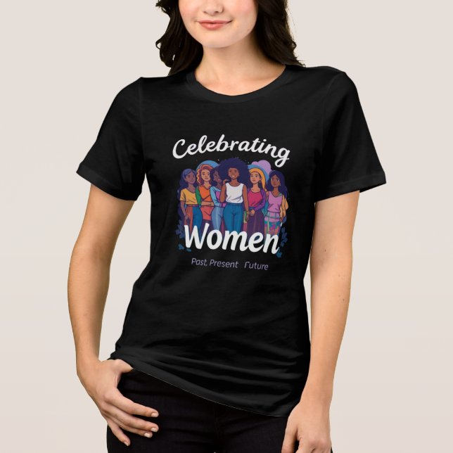 T-shirt En Tri-matière Célébrer le Mois de l'histoire des femmes (Recto)