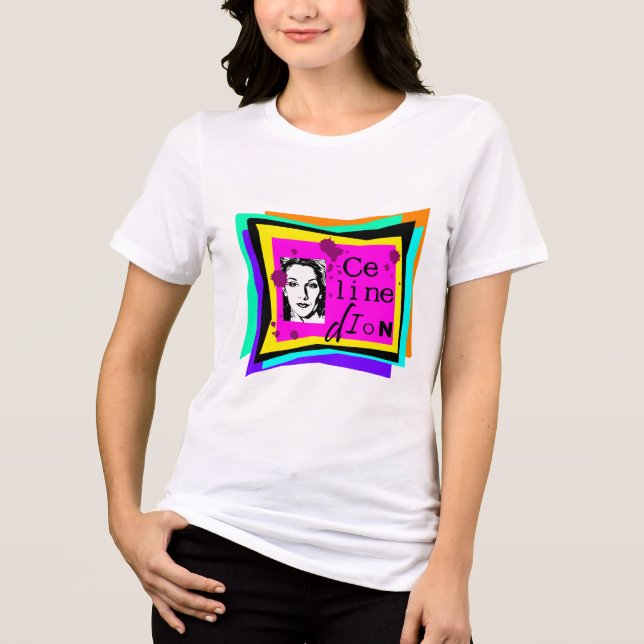 T-shirt En Tri-matière Celine Dion - art pop (Recto)