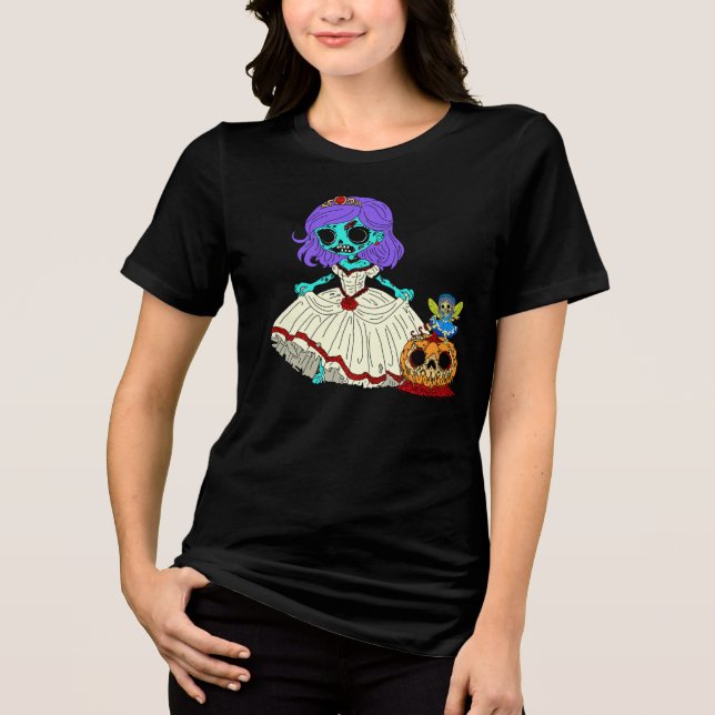 T-shirt En Tri-matière Cendrillon Zombie (Recto)