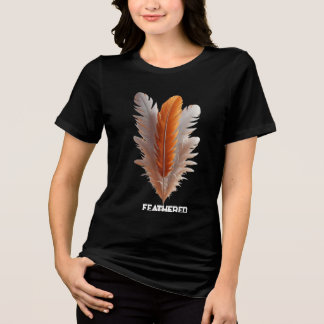 T-shirt En Tri-matière Centered Grace Feathered Balance Quiet Poise Still