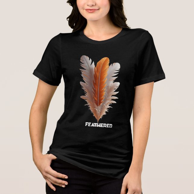 T-shirt En Tri-matière Centered Grace Feathered Balance Quiet Poise Still (Recto)