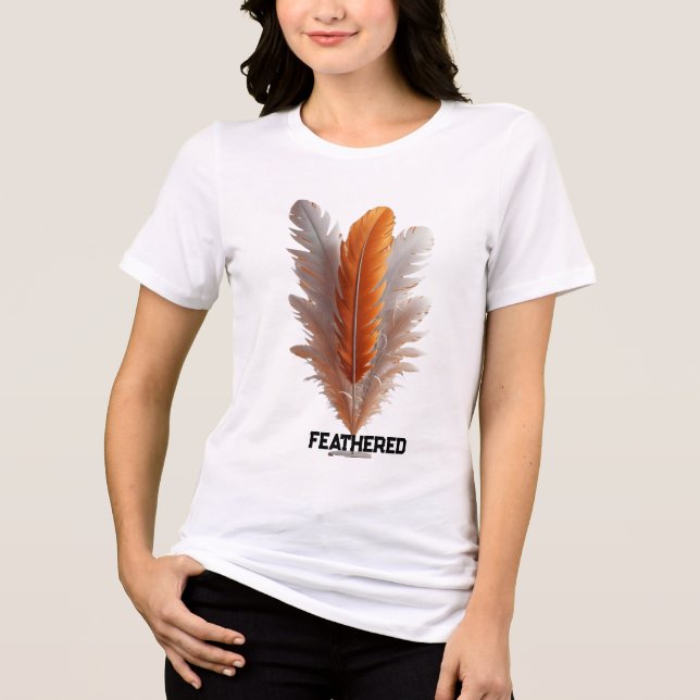 T-shirt En Tri-matière Centered Grace Feathered Balance Quiet Poise Still (Recto)