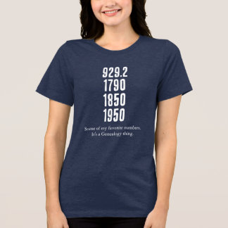 T-shirt En Tri-matière Certains de mes nombres préférés (conception légèr