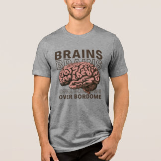 T-shirt En Tri-matière Cerveaux Contre L'ennui