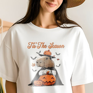 T-shirt En Tri-matière 'C'est la saison Capybara Halloween drôle