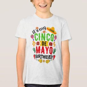 T-shirt En Tri-matière C'Est Mon Cinco De Mayo Anniversaire Drôle Cinco D