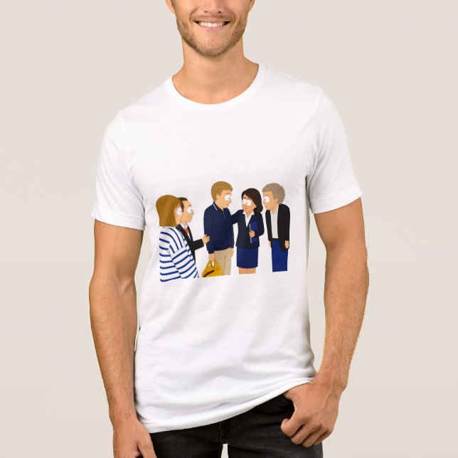 T-shirt En Tri-matière "C'est ravissant Alan"  (Recto)