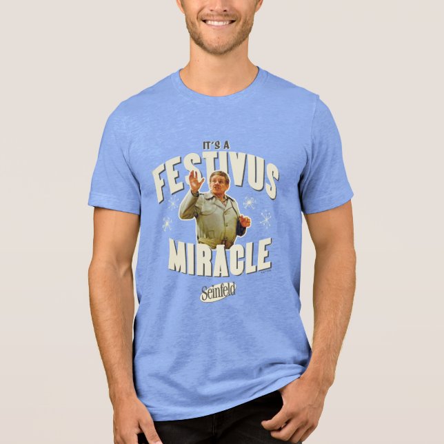 T-shirt En Tri-matière C'est un Miracle de Festivus (Recto)