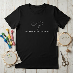 T-shirt En Tri-matière C'est une bonne journée pour coudre
