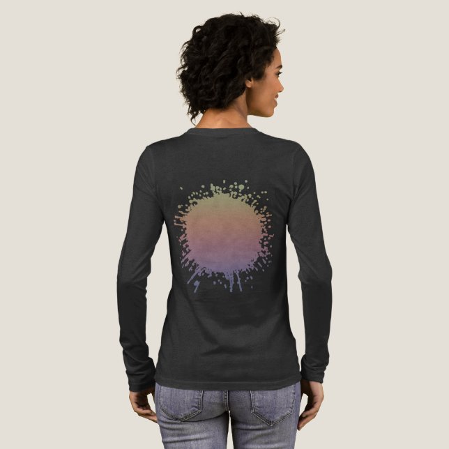 T-shirt En Tri-matière Champ pastel feutré (Verso complet)