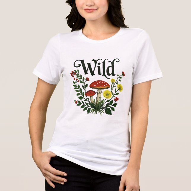 T-shirt En Tri-matière Champignon sauvage (Recto)