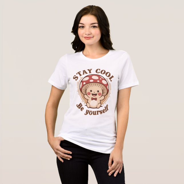 T-shirt En Tri-matière Champignons positifs (Recto plein)