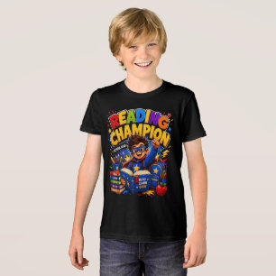 T-shirt En Tri-matière Champion de la lecture Enfant Héros de l'école T