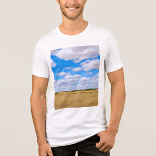 T-shirt En Tri-matière Champs de blé récoltés