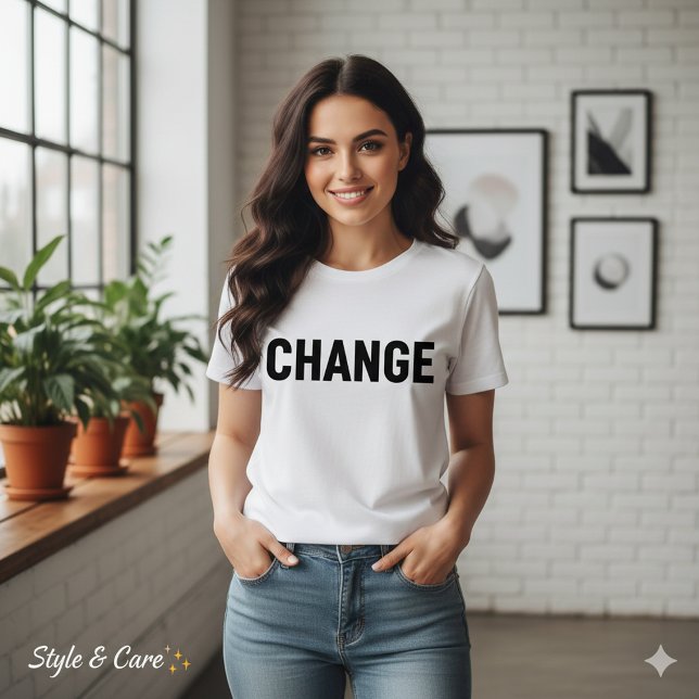 T-shirt En Tri-matière Changement personnalisé Texte Tee pour femmes Bell (Custom Change Text Tee for Women Bella Canvas)