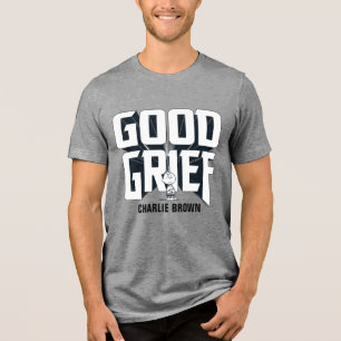 T-shirt En Tri-matière Charlie Brown "Good Grief" Rock Band Tee Graphic