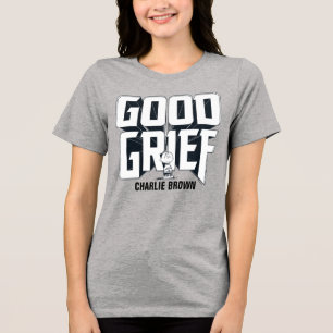 T-shirt En Tri-matière Charlie Brown "Good Grief" Rock Band Tee Graphic
