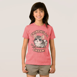 T-shirt En Tri-matière Charme de Cute Chinchilla