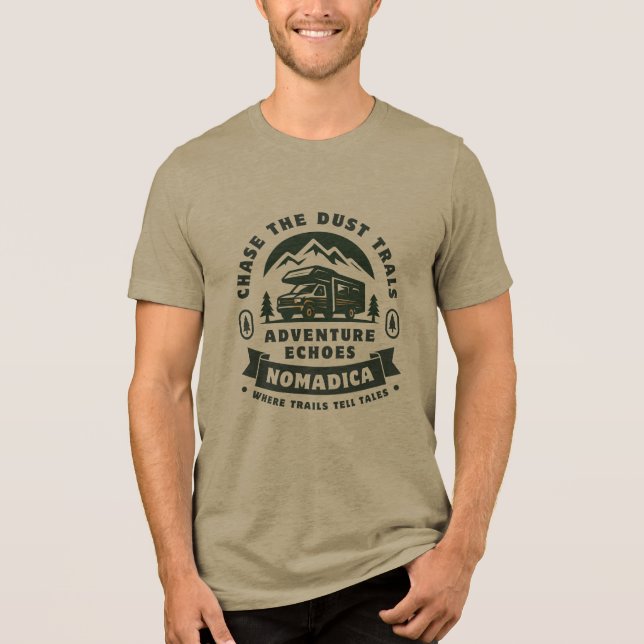 T-shirt En Tri-matière Chase Dust Trails® : Adventure Echoes™ Retro RV (Recto)