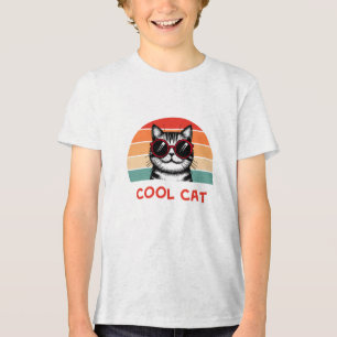T-shirt En Tri-matière Chat cool 2