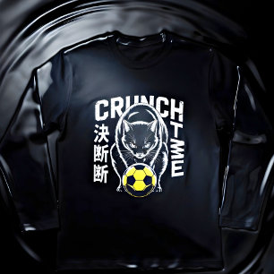 T-shirt En Tri-matière Chat de foot féroce - Pour les amateurs de chats e