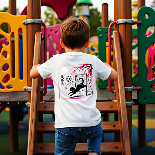 T-shirt En Tri-matière Chat de football artistique cerisier en fleurs pou
