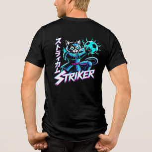 T-shirt En Tri-matière Chat de football samouraï légendaire - Cadeau de f