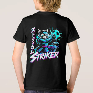 T-shirt En Tri-matière Chat de samouraï cyberpunk pour joueurs et footbal
