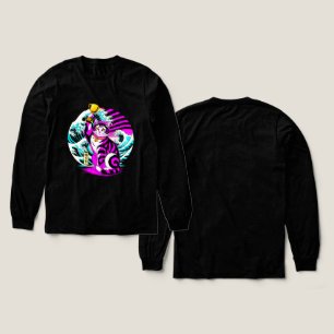 T-shirt En Tri-matière Chat de Victoire Triomphant - Cadeau d'autonomisat