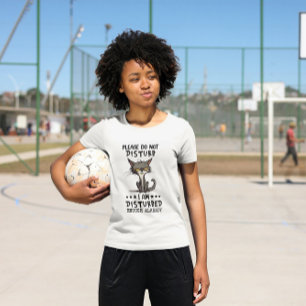 T-shirt En Tri-matière Chat dérangé