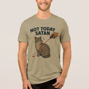 T-shirt En Tri-matière Chat drôle ne sera pas tenté