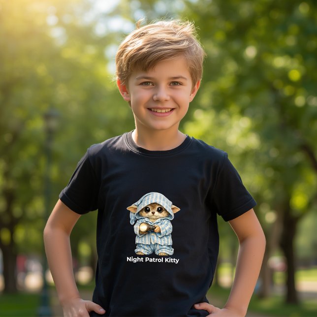 T-shirt En Tri-matière Chat Mignon en Pyjama (Créateur téléchargé)