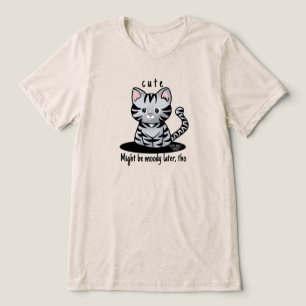 T-shirt En Tri-matière Chat mignon tabby