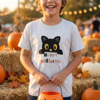 Chat noir mignon Halloween