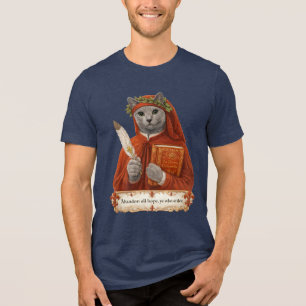 T-shirt En Tri-matière Chat Russe Bleu Dante Alighieri