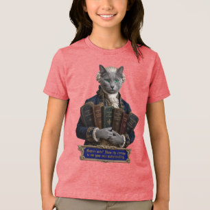 T-shirt En Tri-matière Chat russe bleu Emmanuel Kant