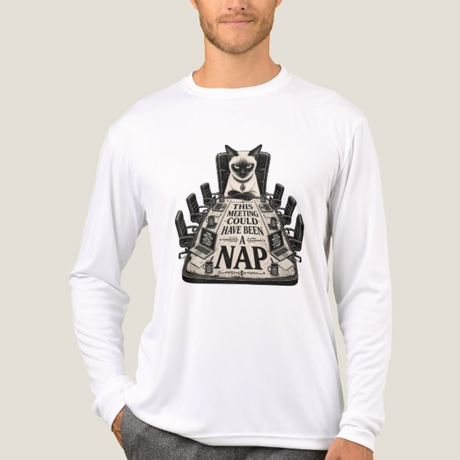 T-shirt En Tri-matière Chat sans plan (Recto)