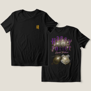 T-shirt En Tri-matière Château Magique & Blason de Sorcier Graphique Vint