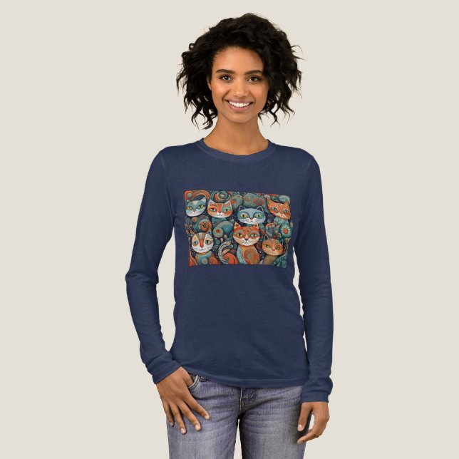 T-shirt En Tri-matière chats apaisants (Recto complet)